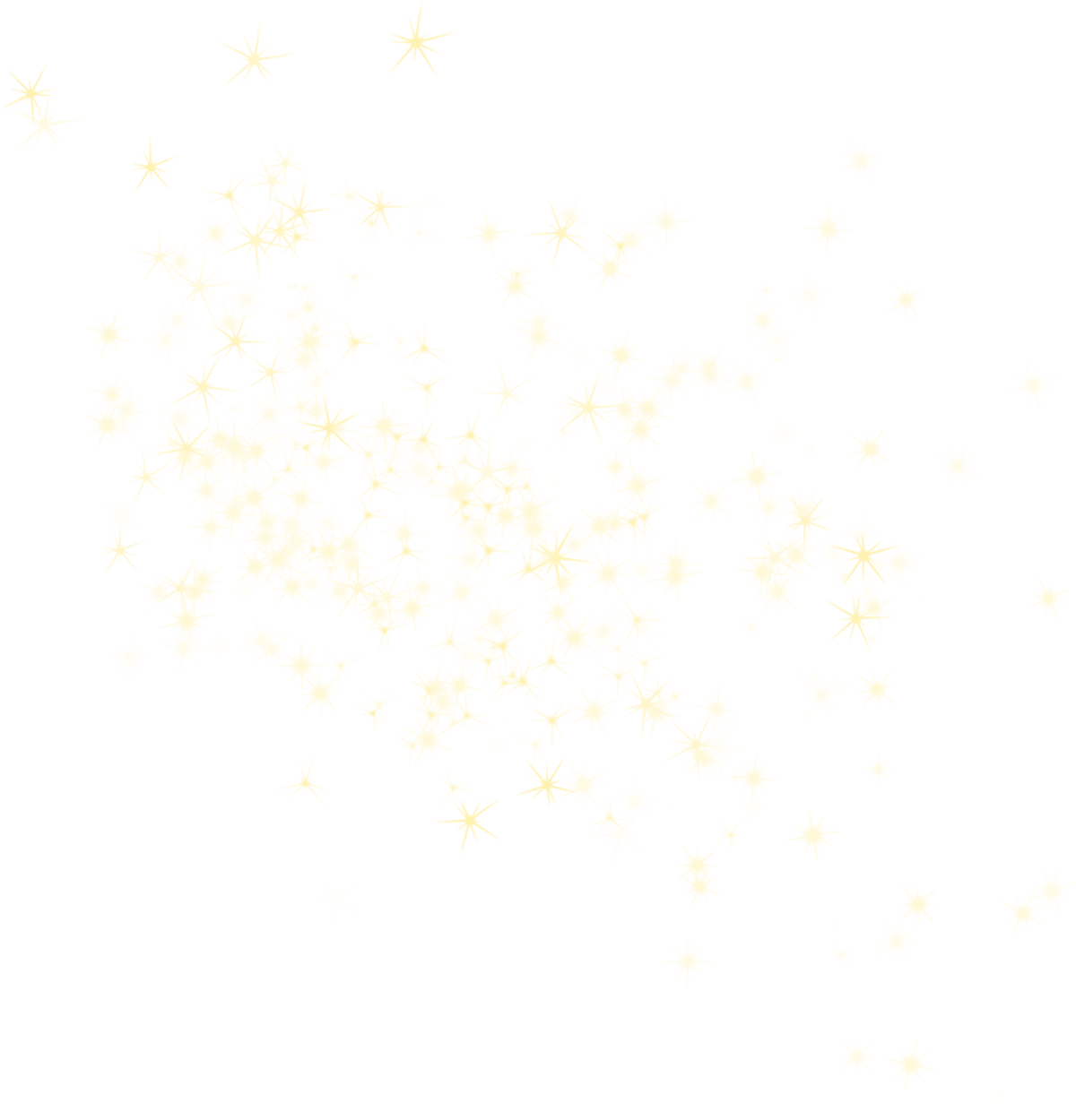 Vector twinkling stars